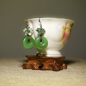 Boucles d'Oreilles 'Sagesse du Cœur' en Aventurine