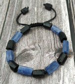 Bracelet en Kyanite & Tourmaline - Force Spirituelle