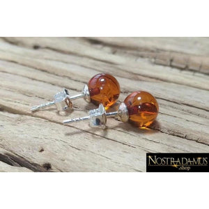 Boucles dOreilles Ambre et Argent - Boucles doreilles