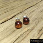 Boucles dOreilles Ambre et Argent - Boucles doreilles