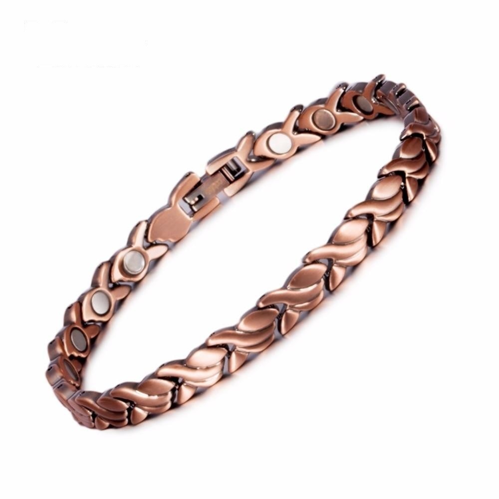 Bracelet de Magnétothérapie 'Torsades' - Cuivre Pur –