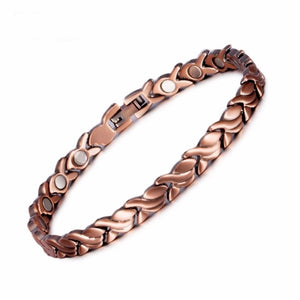 Bracelet de Magnétothérapie 'Torsades' - Cuivre Pur