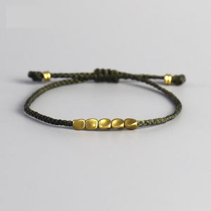 Bracelet Tibétain 'Bonheur & Prospérité'