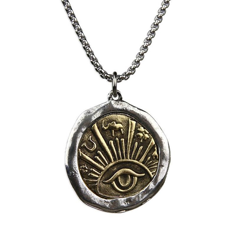 Pendentif Amulette En Argent 925 Contre Le Mauvais œil - Nazar - Pierre Nacre Naturelle