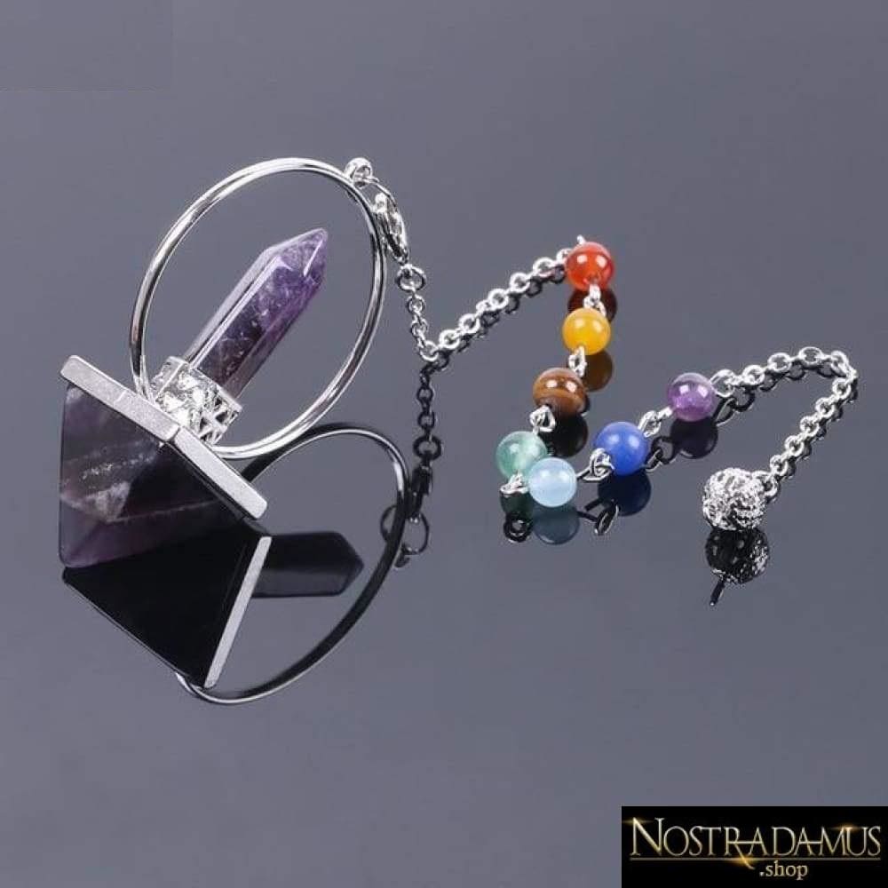 Pendule Energie - 6 minéraux disponibles - Améthyste - Pendentifs