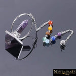 Pendule Energie - 6 minéraux disponibles - Améthyste - Pendentifs