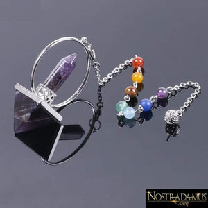 Pendule Energie - 6 minéraux disponibles - Améthyste - Pendentifs