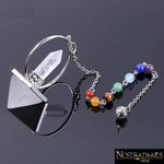Pendule Energie - 6 minéraux disponibles - Cristal de Roche - Pendentifs