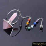 Pendule Energie - 6 minéraux disponibles - Quartz Rose - Pendentifs
