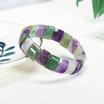 Bracelet 'Énergies de la Chance' - Aventurine & Améthyste