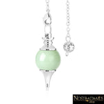 Pendule Séphoroton - 10 minéraux disponibles - Aventurine verte - Pendentifs