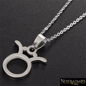 Pendentif en Acier Inoxydable - Symbole Zodiacal - Pendentif Colliers