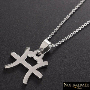 Pendentif en Acier Inoxydable - Symbole Zodiacal - Pendentif Colliers