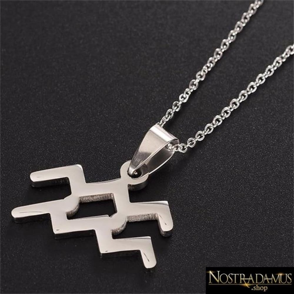 Pendentif en Acier Inoxydable - Symbole Zodiacal - Pendentif Colliers