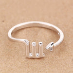 Bague Zodiaque - Argent Massif
