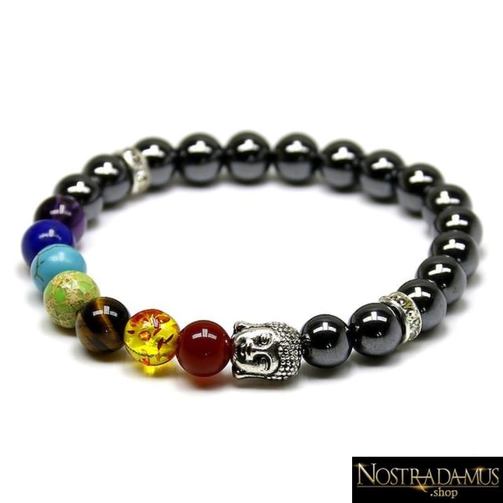 Bracelet 1er Chakra Ancrage & Vitalité - Argent - Strand Bracelets