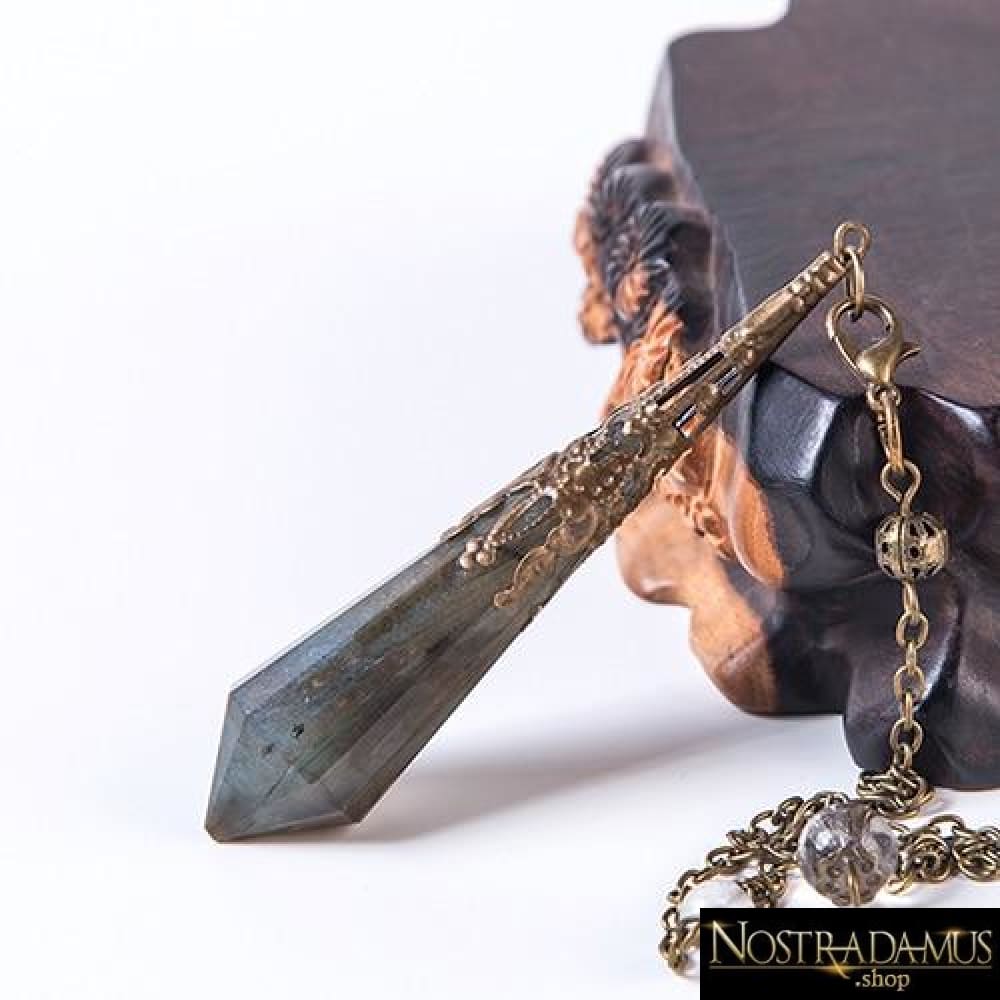Pendule en Labradorite - Bronze - Pendentifs