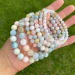 Bracelet en Morganite - Harmonie Amoureuse & Relationnelle