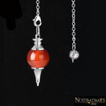 Pendule Séphoroton - 10 minéraux disponibles - Agate rouge - Pendentifs