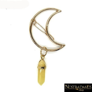 Bijou de cheveu Clair de Lune - Jaune pâle - Bijoux de cheveux