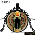 Pendentif Talisman Khéper - Noir - Chaîne Colliers