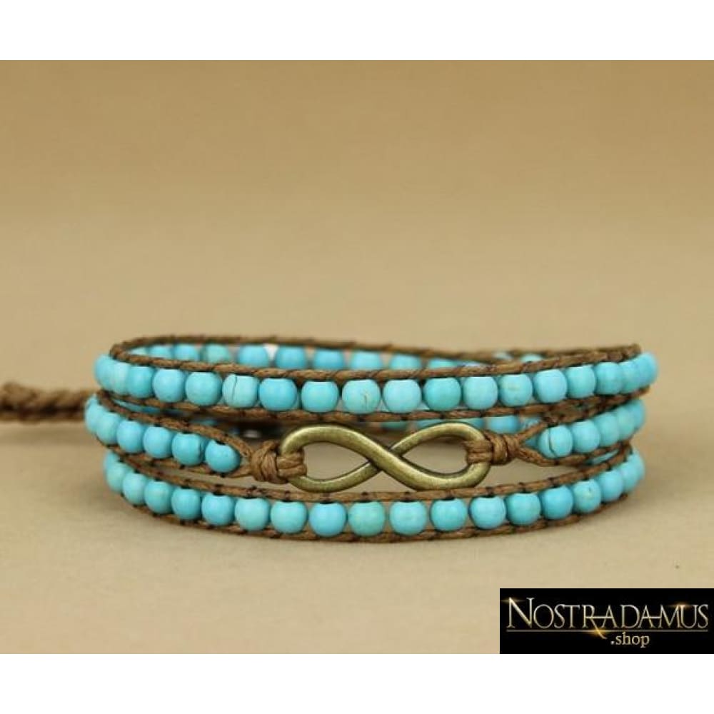 Bracelet Wrap Sagesse Infinie - Bronze