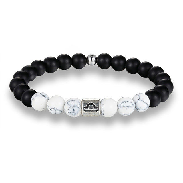 Bracelet en Pierres Naturelles - Symbole Zodiacal