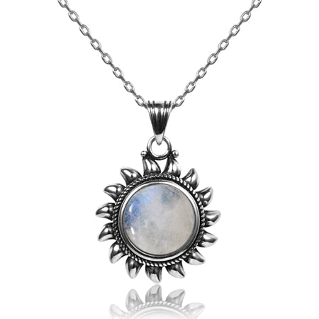 Pendentif 'Douceur Lunaire' - Argent & Pierre de lune