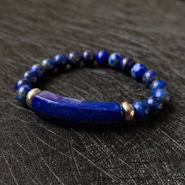 Bracelet en Lapis Lazuli - Expansion du 7ème Chakra